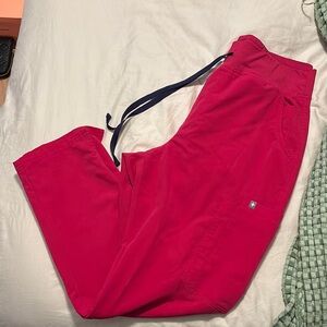 Figs Ultra Rose High Waisted Yola Skinny Scrubs